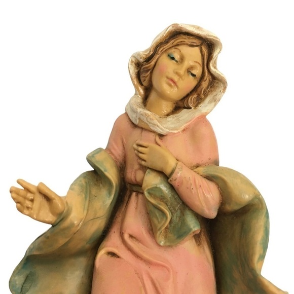 VINTAGE 90s Fontanini Nativity Figurines Holy Family Joseph Mary Baby Jesus 1991 - Picture 4 of 16